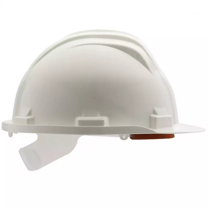 Ochranná přilba model bau, uni, bílá