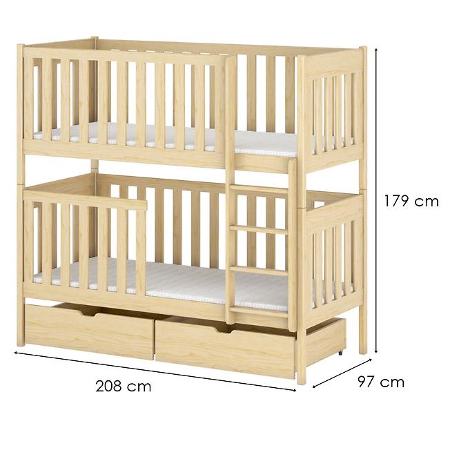 Postel Dawid 90x200 pine,2