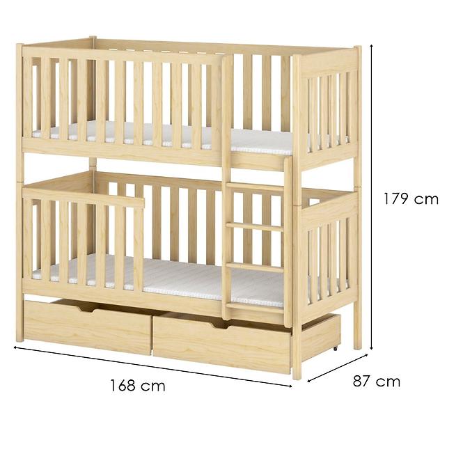 Postel Dawid 80x160 pine,2