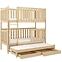 Postel Emilka 90x200 pine