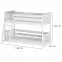 Postel Kevin 80x160 white,2