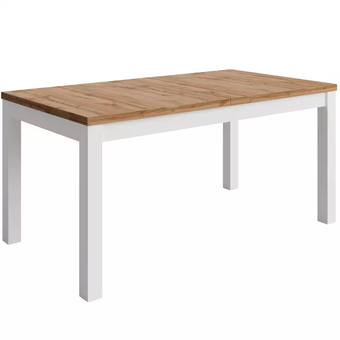 Stůl Agat 160+2x40 wotan/bílá