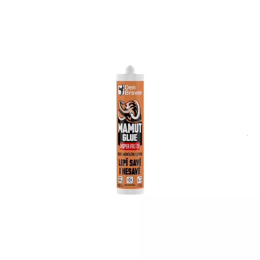 Den Braven montážní lepidlo MAMUT GLUE Disper Fix 280 ml bílá