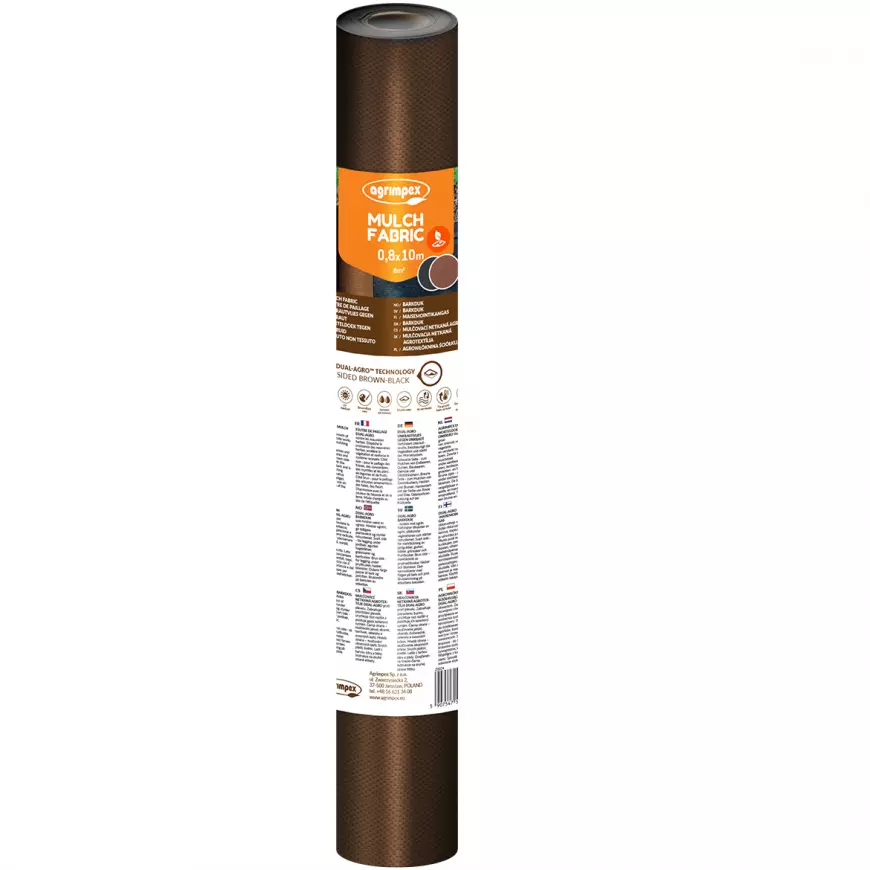 Baumax.cz: Mulčovací netkaná textilie Agrimpex hnedáčierna 50 g 0,8x10 m mini rolka
