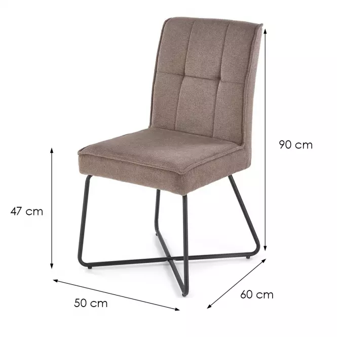 Židle K534 popelavě šedá