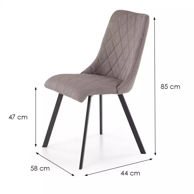 Židle K561 popelavě šedá