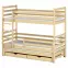 Postel Luk 80x160 pine