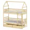 Posteľ Domček Alex 90x200 pine