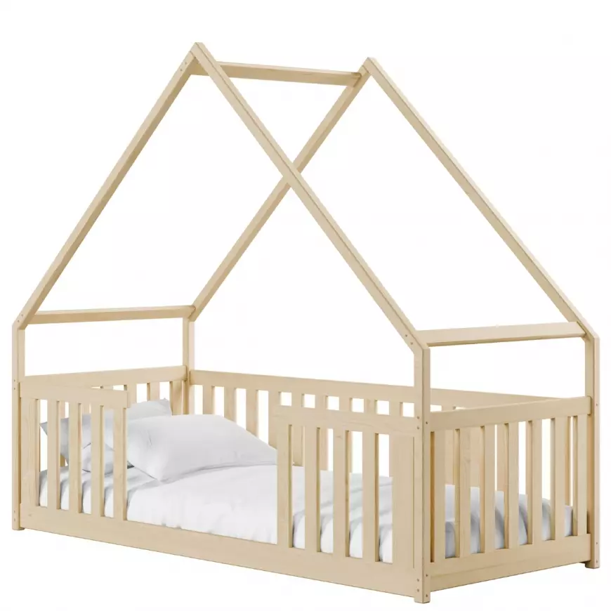 Posteľ Domček Bee 80x180 pine