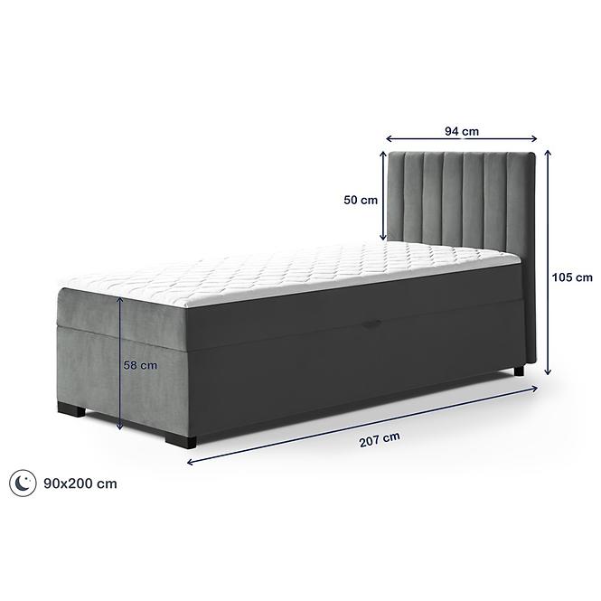 Postel Eryk 90x200 Mono 247