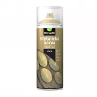 Sprej Primalex Metalická barva matná zlatá 400ml  