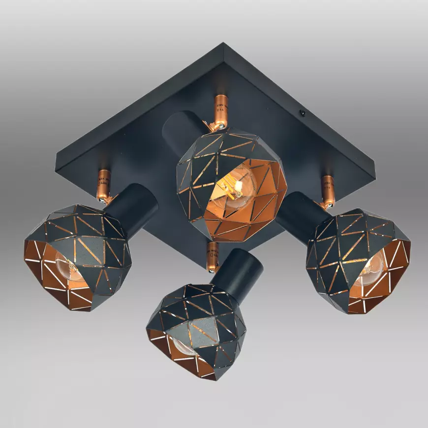 Svítidlo Puzzle 4 AS-PUE144B black LS4