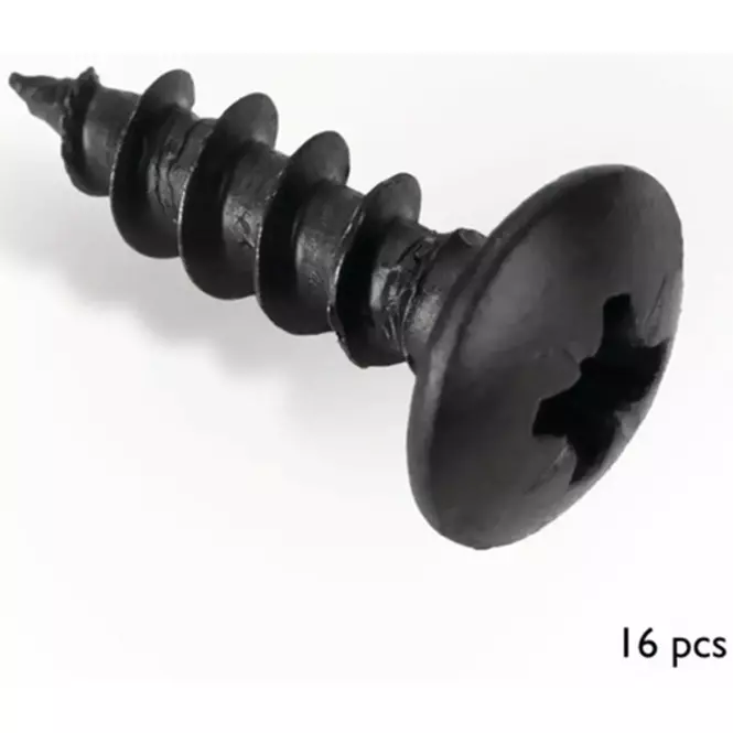 Vruty průměr 5x16 mm RT-50 černé 16 ks