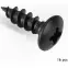 Vruty průměr 5x16 mm RT-50 černé 16 ks,4