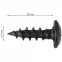 Vruty průměr 5x16 mm RT-50 černé 16 ks,5