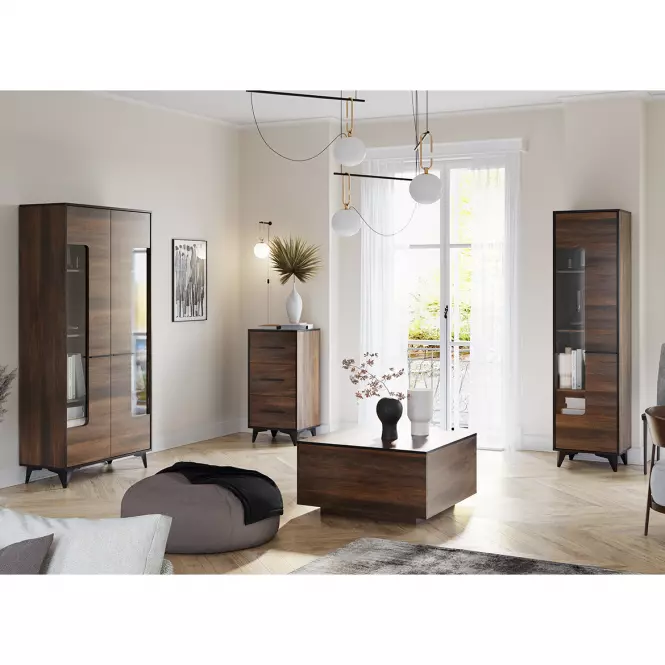 TV Stolek Frida II 2D2S shirin walnut,3