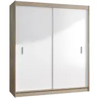 Šatní skříň POP 180 bílá/sonoma