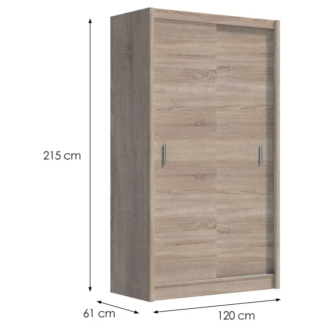 Šatní skříň Multi 120 sonoma,2