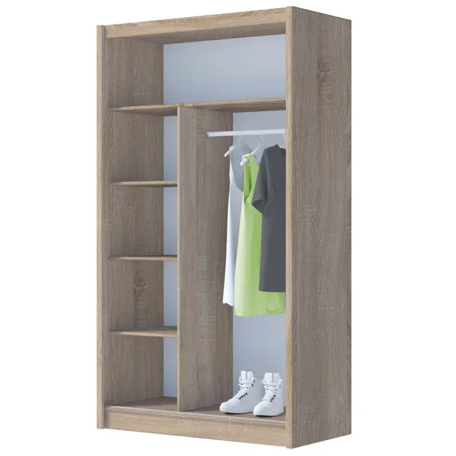 Šatní skříň Multi 120 sonoma,4