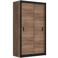 Šatní skříň Multi 120 craft/černá