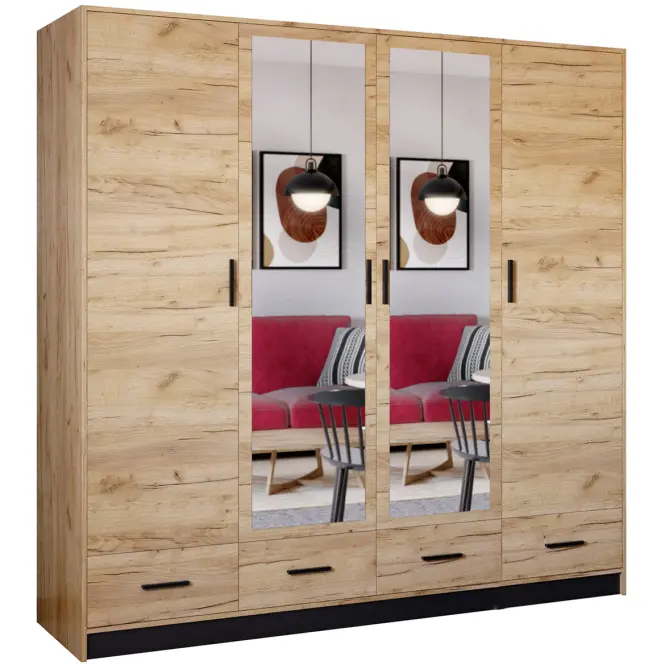Šatní skříň Sophie 200 craft/černá