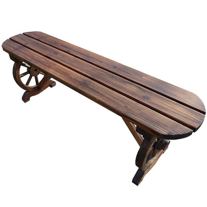 Dřevěná lavička 110x28x41 