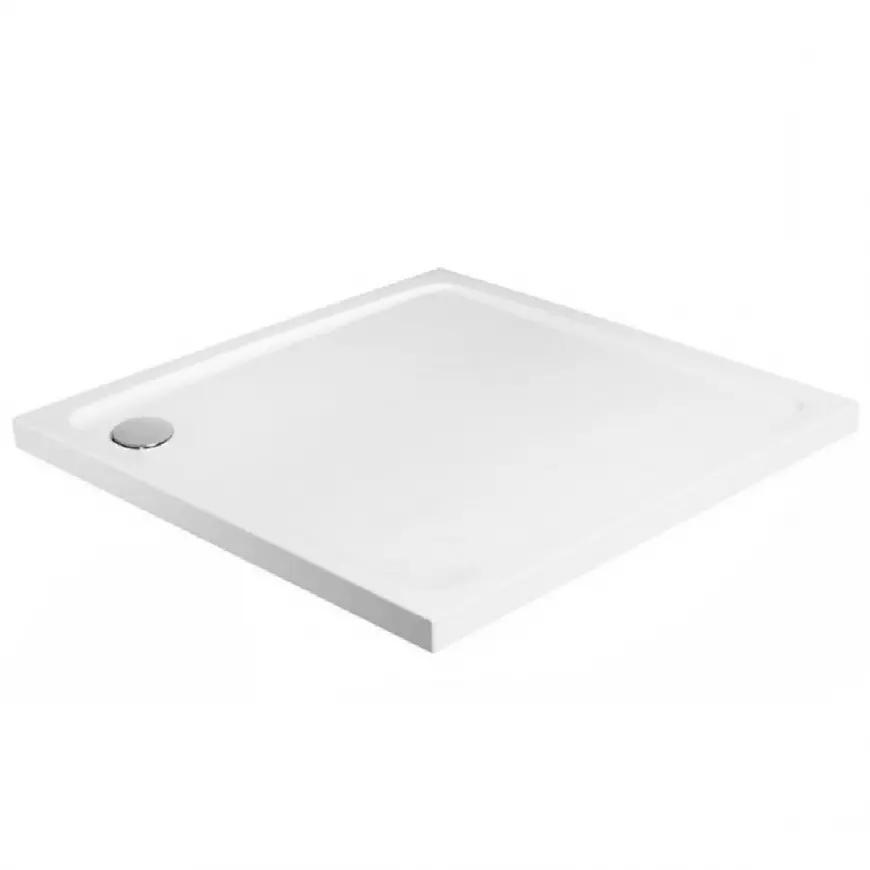 Rea-K1906 sprchová vanička čtvrtá savoy white 80x80+syf