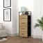 Regál se zásuvkami 9329 přírodní/černá,6