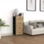 Regál se zásuvkami 9329 přírodní/černá,7