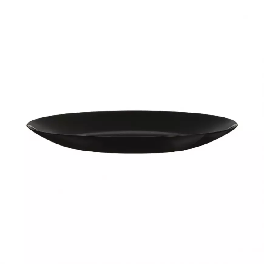 Talíř Mělký 25cm Zelie Černý 00508