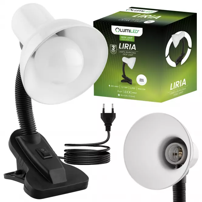 SVITIDLO LIRA WHITE 1XE27 LB1,2