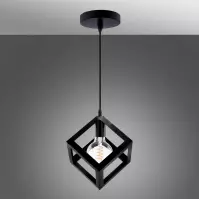 Svítidlo Kostka black LW1