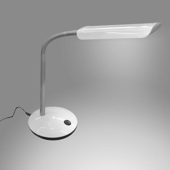 Stolní lampa Qm197b bílá LED
