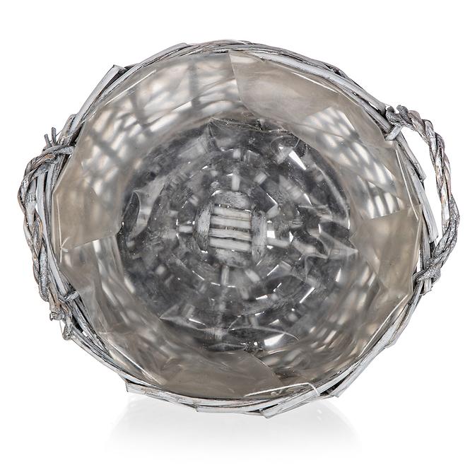 Košík proutěný s ušima Gris 19x11cm,4