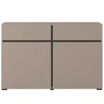Komoda Cross 2D2S congo/černá