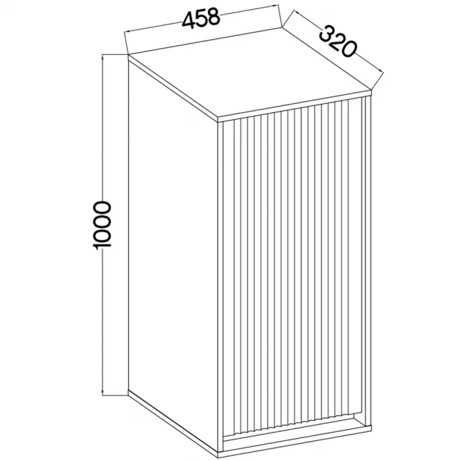 Závěsná skříňka Osaka 501 1F pískově béžová
