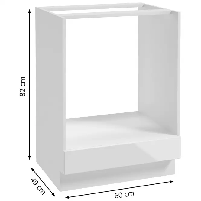 Kuchyňská skříňka pod troubou Paro B60 1D0S bílá,2