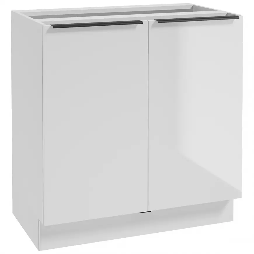 Kuchyňská skříňka Basti B80 80x84x49 2D1S 4NN bílá
