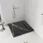 Sprchová vanička čtvercová Magnum Carrara Black 90x90x2,5 Rea K7003,5