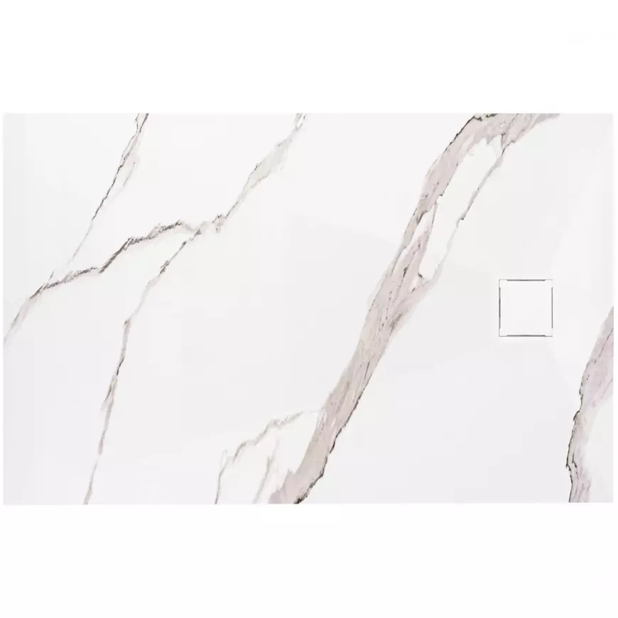 Sprchová vanička obdélníková Magnum Carrara White 90x120x2,5 Rea K7006