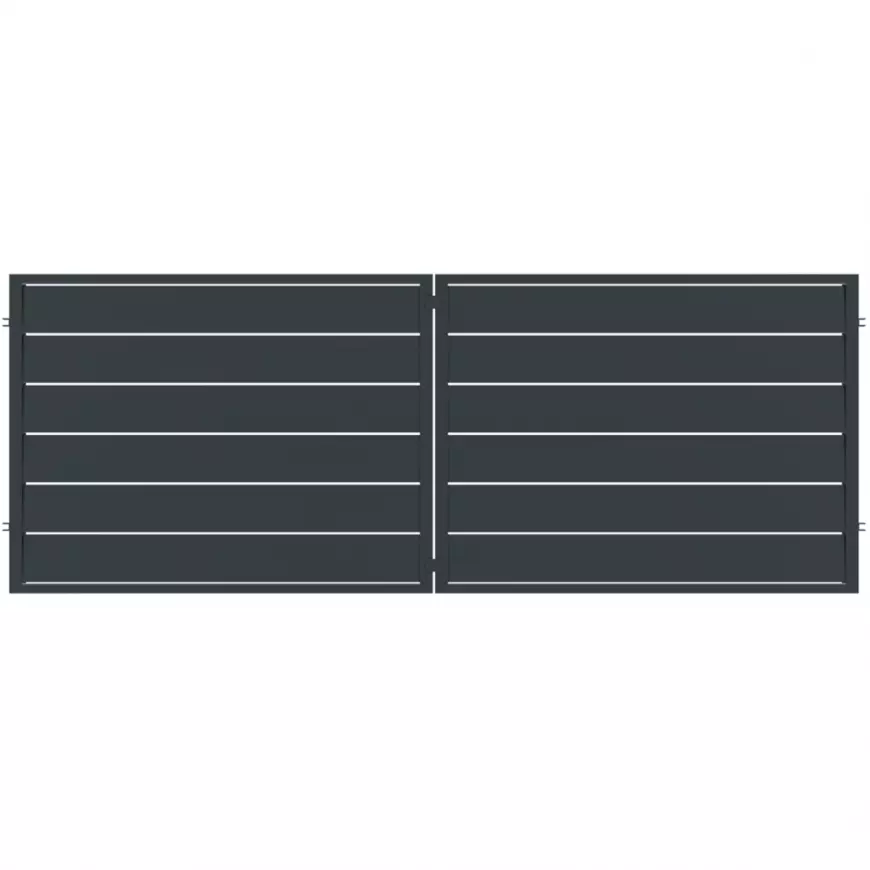 Baumax.cz: Brána novara 400x150 zn ral 7024 MAT
