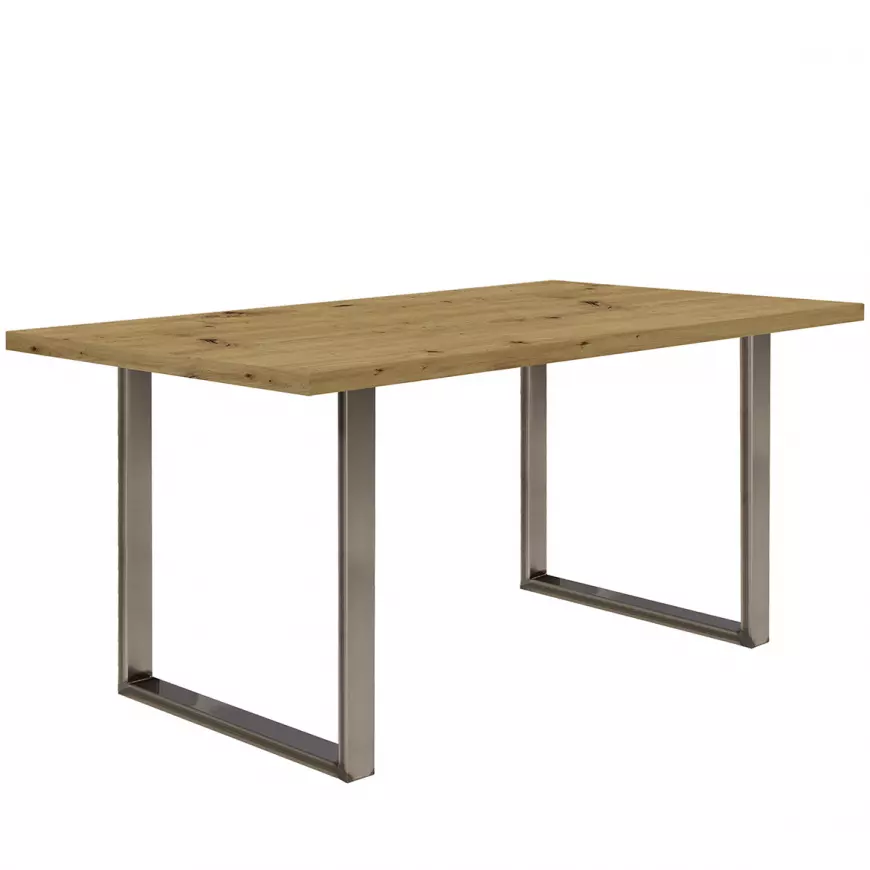 Stůl Tarazjus 160 cm TBLT442-D78-941 dub artisan/ocel