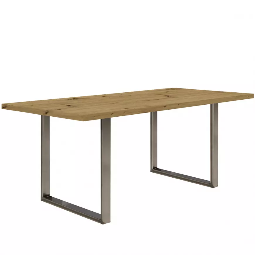 Stůl Tarazjus 180 cm TBLT443-D78-941 dub artisan/ocel