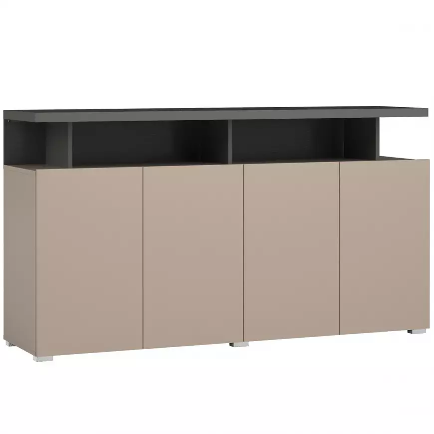 Komoda Serio 4D černá/congo 43
