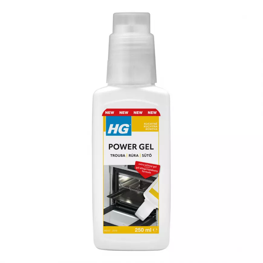 HG power gel na trouby s aplikátorem 250ml