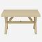 Stůl Rustic béžový, 80x140 cm,2