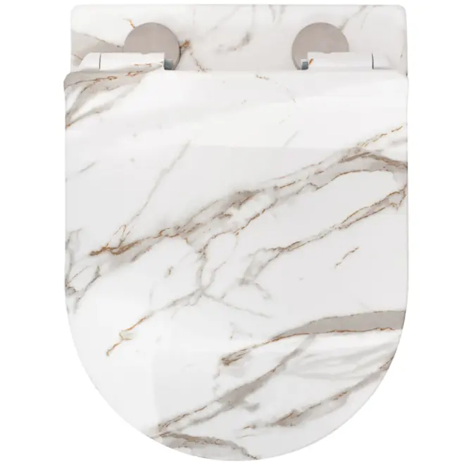 WC závěsné Carlos duroplast/Slim/Zm Lava Shiny