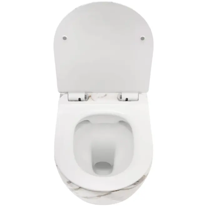 WC závěsné Carlos duroplast/Slim/Zm Lava Shiny