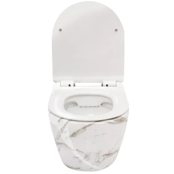 WC závěsné Carlos duroplast/Slim/Zm Lava Shiny