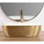 Umyvadlo na desku Belinda Gold Brush/White Rea-U7422,3